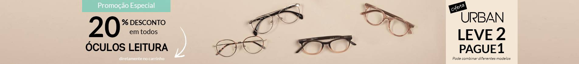 Óculos de Leitura para Homem em Lentes de Contacto 365