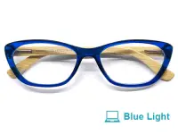 Óculos de Leitura Bamboo Blue