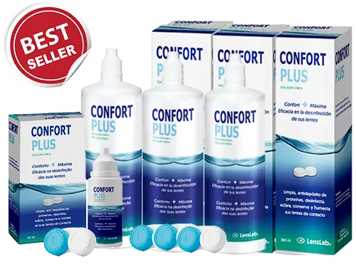 Confort Plus Líquido Lentes de Contacto