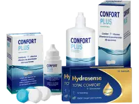 Lentes de Contato Hydrasense Total Comfort + Confort Plus - Packs