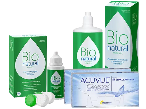 Lentes de Contato Acuvue Oasys + BioNatural - Packs