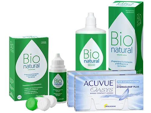 Lentes de Contato Acuvue Oasys for Astigmatism + BioNatural - Packs