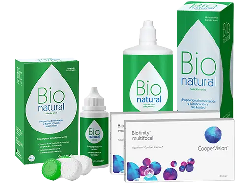 Lentes de Contato Biofinity Multifocal + BioNatural - Packs