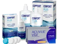 Lentes de Contato Acuvue Vita for Astigmatism + Confort Plus - Packs